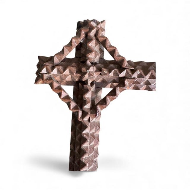 Tramp art frame foud in Germany inside 17.4" x 12.75" 23.5" x 18.5" x 1.5"