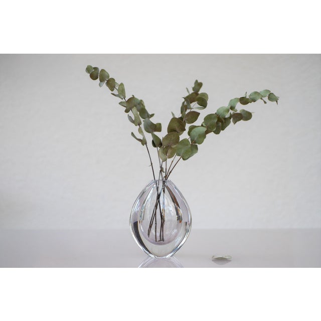 Mid-Century Modern Crystal Lucid Drop Glass Vases by Sven Palmqvist for Orrefors, Sweden, 1950s, Set of 3 For Sale - Image 3 of 18