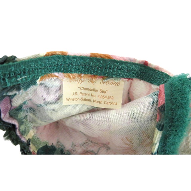 Set of 8 Clip-on Lamp Chandelier Shades Roses Floral Flowers Sconces & Matching Chain Slip Cover For Sale - Image 9 of 9