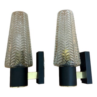 Brass Wall Lights from Arlus House, France, 1960, Set of 2 For Sale