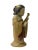 This is a Chinese decorative ceramic pottery figure of Tong style lady in modern enhanced design. Dimensions: Dia 8.5"x...