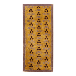 Galerie Shabab Collection Mid-20th Century Turkish Anatolian Deco Throw Rug