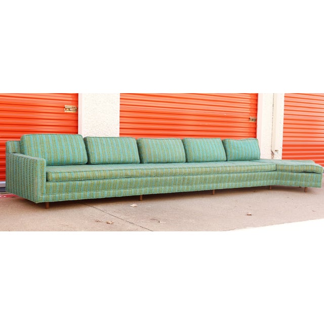 Mid-Century Modern Harvey Probber Green Angle Sofa For Sale - Image 3 of 8