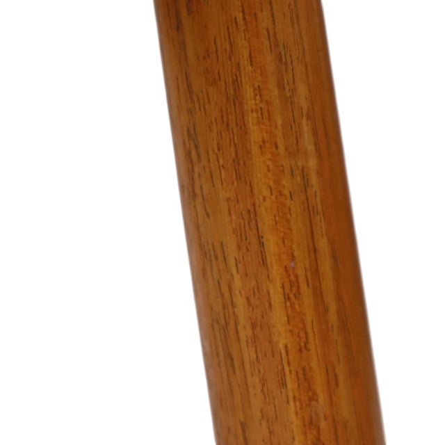 Brown Vintage Wooden Three-Legged Stool, Milking Stool, Rustic Style, 1960s For Sale - Image 8 of 15