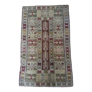 Oriental Tribal Area Rug - Sar 3 For Sale