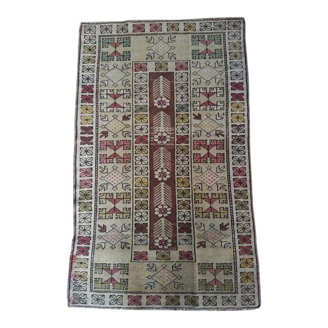 Oriental Tribal Area Rug - Sar 3 For Sale