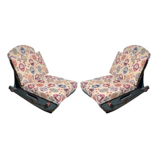 Set of Tyrolean Sledding Chairs, 1950s For Sale