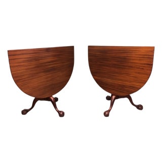 Vintage Colonial Style Dining Table, Two Leaves For Sale