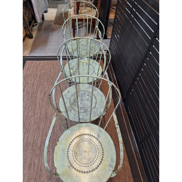 Vintage Salterini Style Patio Table and Chairs For Sale In Mobile - Image 6 of 12