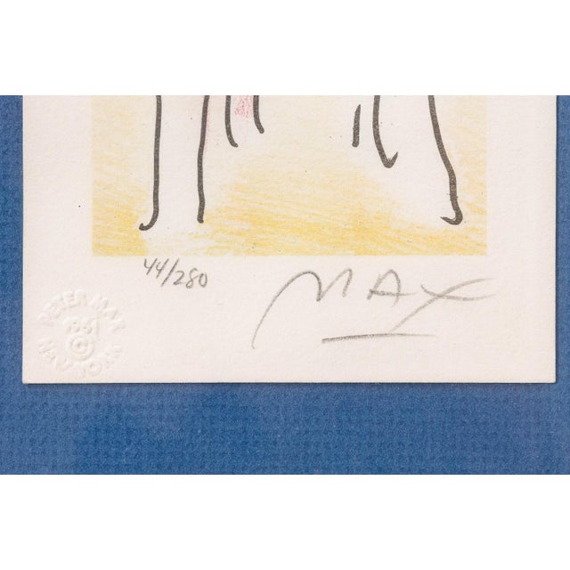 Peter Max Peter Max New Chair & Old Chair 1981 Signed Lithograph Pair 31/280 & 44/280 For Sale - Image 4 of 6
