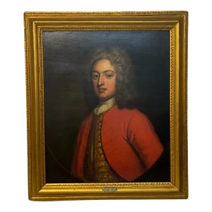 Scottish 18th Century Historic Oil Painting Lieutenant General Sir James Campbell Attributed William