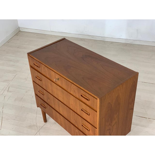 Danish Teak Dresser For Sale - Image 9 of 11