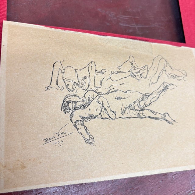 Lorenzo Viani, Reclining Figures 1934, Lithograph For Sale - Image 10 of 11