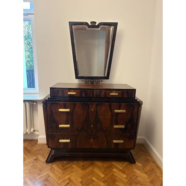 Vintage Art Deco Dressing Table, 1930s For Sale - Image 11 of 12