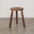 1950s French Bobbin Wood Tripod Stool For Sale - Image 10 of 11