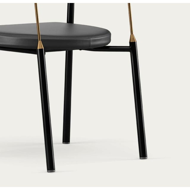 Not Yet Made - Made To Order Chairman Chair in Oak with Upholstery in Black by Henrik Tengler for One Collection For Sale - Image 5 of 16