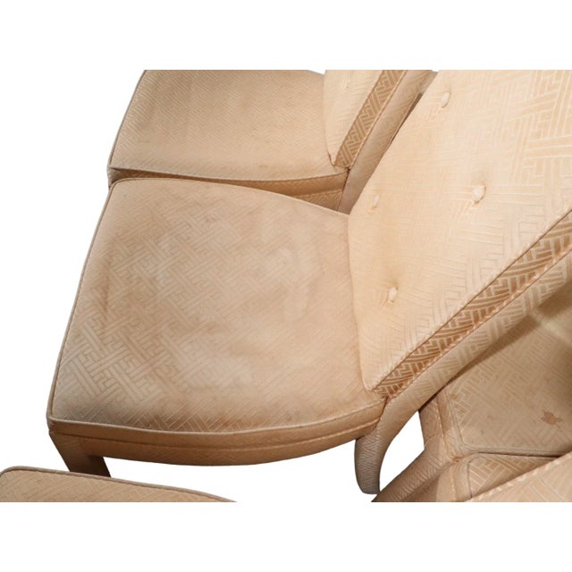 Set of Six Fully Upholstered Dining Chairs by American of Martinsville After Baughman C 1970's For Sale - Image 12 of 13