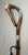 Antique 19th Century Handmade Tooled Sterling Silver Wood Walking Stick Cane For Sale - Image 4 of 13