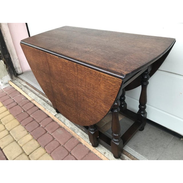 Wood Vintage Scandinavian Clapboard Table, 1950s For Sale - Image 7 of 18