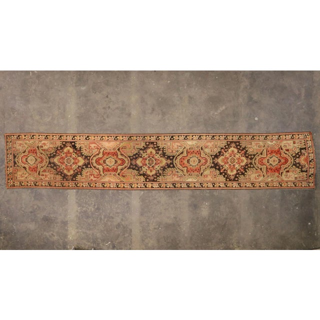 Antique Caucasian Karabakh Runner - 03'07 X 20'00 For Sale In Dallas - Image 6 of 8