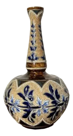 Doulton Lambeth Vase by Emily Stormer, 1880s