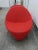 Vintage Fire Engine Red Italian Lounge Chairs - a Pair For Sale - Image 10 of 13