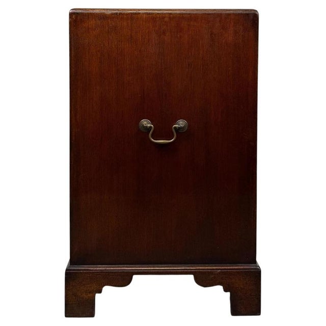 Small Antique Early 20th Century Campaign Chest of Drawers For Sale - Image 10 of 12