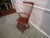 Traditional Duckloe Solid Cherry Fan Back Windsor Arm Chair For Sale - Image 3 of 6