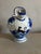Blue Vintage Spanish Blue & White Decorated Water Jug For Sale - Image 8 of 9