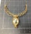 Contemporary Late 20th Century 77ct Lemon Quartz Necklace With Blue Topaz Accent and Complementary Earrings, 3 Pieces For Sale - Image 3 of 5