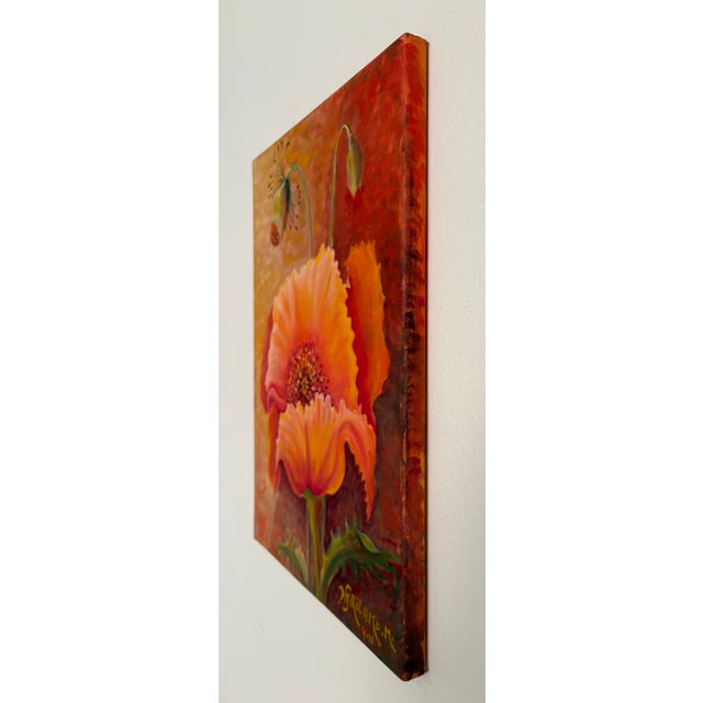 2010s Oil Painting - Floral For Sale - Image 5 of 14