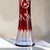 Antique Bohemian Glass Vase with Wheel-Cut Ruby, 1950 For Sale - Image 4 of 6