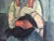 Late 20th Century Amadeo Modigliani Vintage Mid Century Large Lithograph Print " Gypsy Woman With a Baby " 1919 For Sale - Image 5 of 10