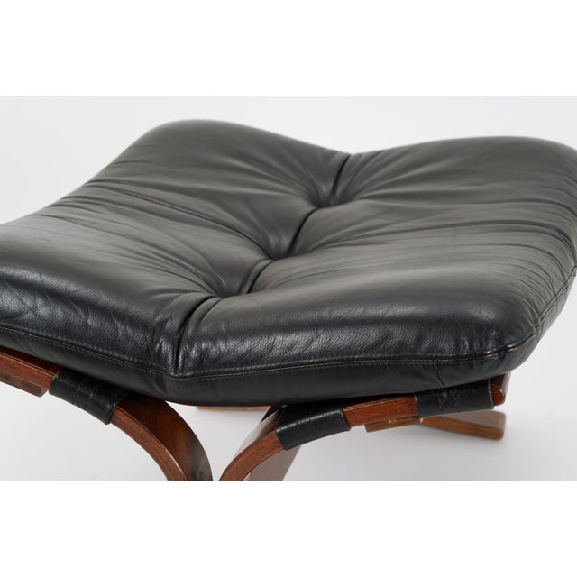 Scandinavian Ottoman by Elsa & Nordahl Solheim for Rybo Rykken & Co., 1960s For Sale - Image 12 of 16