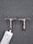 Metal 1.48 Ct Flowered Diamond Earrings - 2 Pieces For Sale - Image 7 of 9
