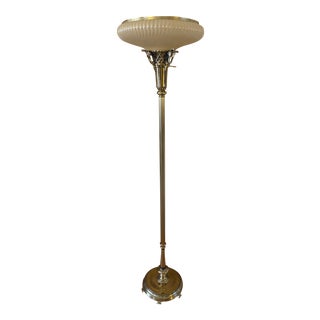 Antique Torchiere Floor Lamp For Sale