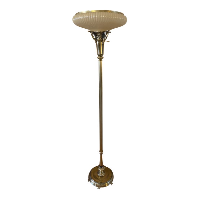 Antique Torchiere Floor Lamp Chairish