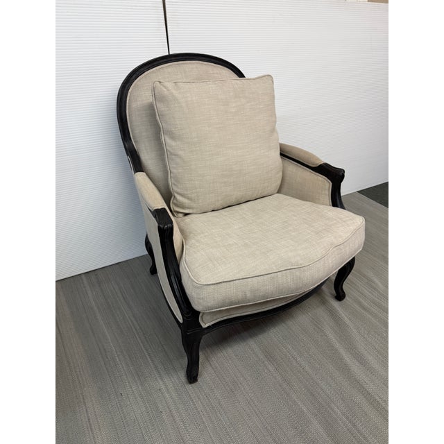 Restoration Hardware Restoration Hardware Lyon Bergere Chair For Sale - Image 4 of 12