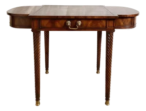 English Regency Style Writing Table by Theodore Alexander