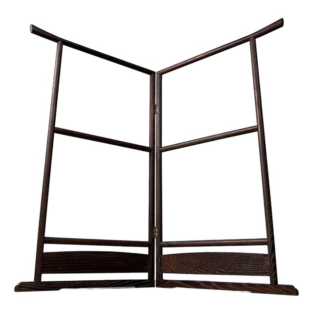 Small Foldable Wooden Ikō Decorative Hanger, 1970s For Sale