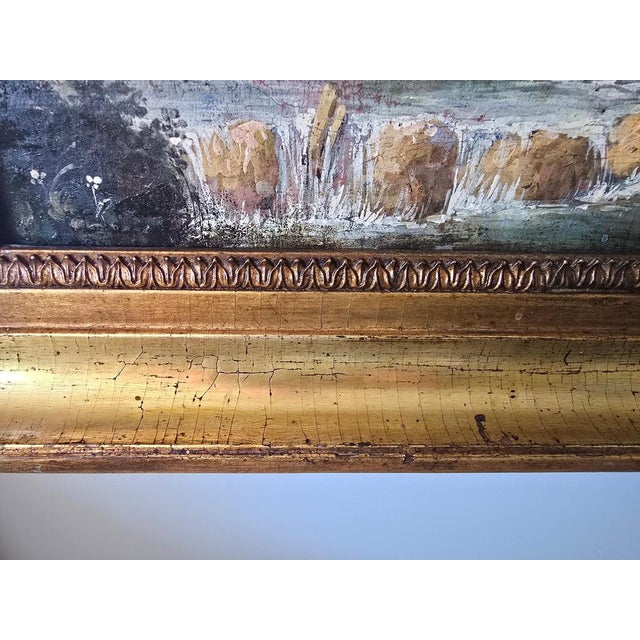 Italian Artist, Pastoral Scene, 1750, Oil on Canvas, Framed For Sale - Image 3 of 18