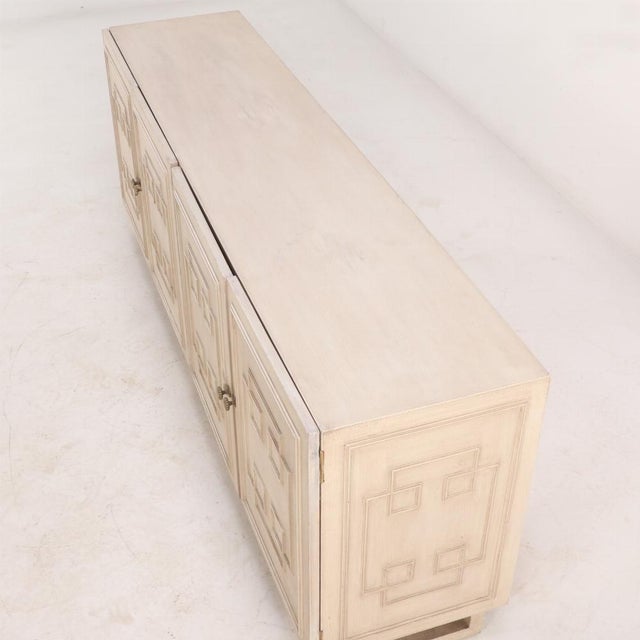 Mid-Century Modern Painted Four Door Dresser or Sideboard C 1960 For Sale In Philadelphia - Image 6 of 6