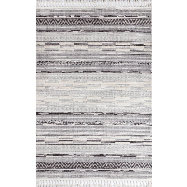 Gray Momeni Odessa Peyton Grey 7'10" X 10'10" Area Rug For Sale - Image 8 of 8
