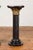 Pair of Black Carrara Marble Twisted Pedestals with Bronze Corinthian Capitals For Sale - Image 4 of 15