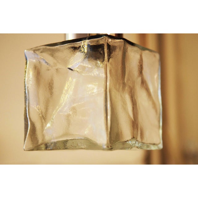 Not Yet Made - Made To Order Vintage Glass and Steel Pendant Lamp by J.T. Kalmar For Sale - Image 5 of 11