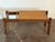 Mid-Century Modern 1970s French Brutalist Solid Oak Coffee Table With Magazine Holder For Sale - Image 3 of 13