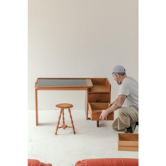 Guillerme et Chambron Writing Desk by Guillerme and Chamrbon for Votre Maison, France, 1950s For Sale - Image 4 of 18