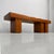 Brown Italian Modern Wooden Bench with Metal Flowerpot, 1970s For Sale - Image 8 of 15