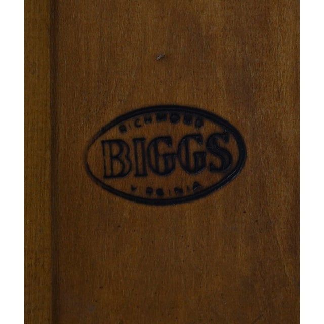 Biggs Chippendale Mahogany Corner China Cabinet For Sale - Image 12 of 12