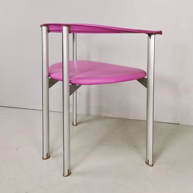 Leather IALEA Armchair by Antonio Citterio for B&B Italia, 1980s For Sale - Image 3 of 9